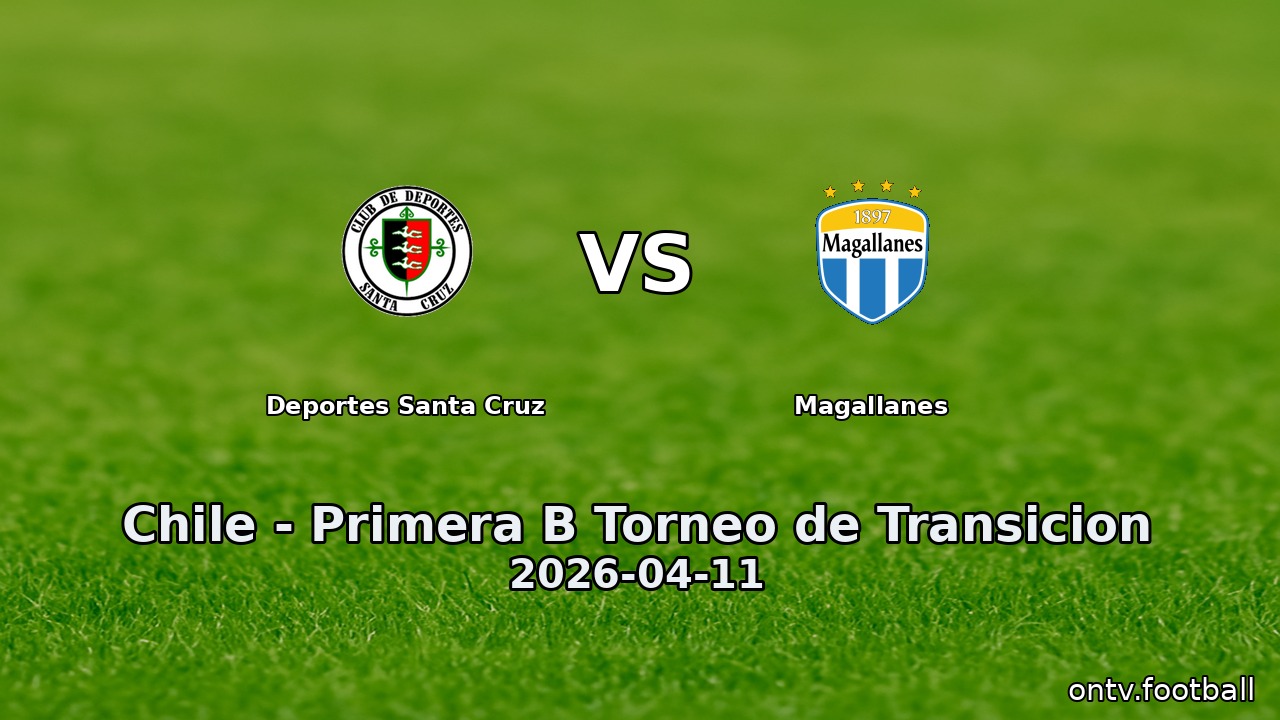 Deportes Santa Cruz vs Magallanes