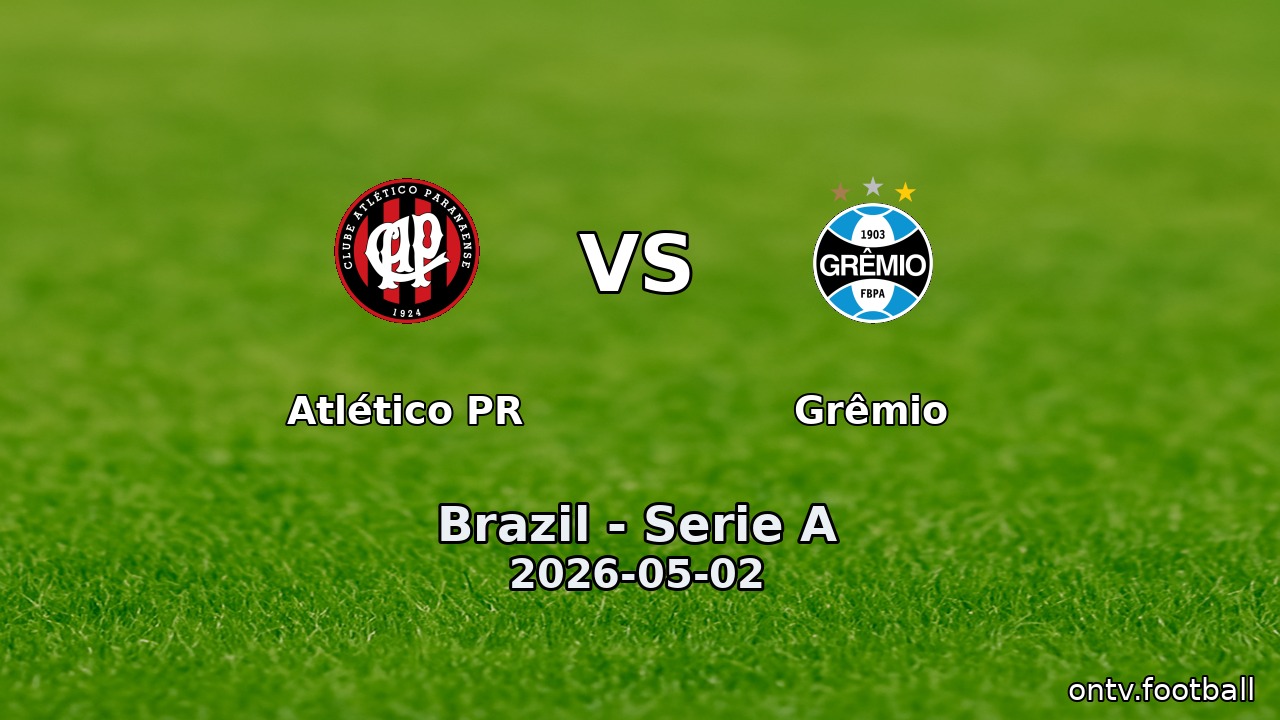 Atlético PR vs Grêmio