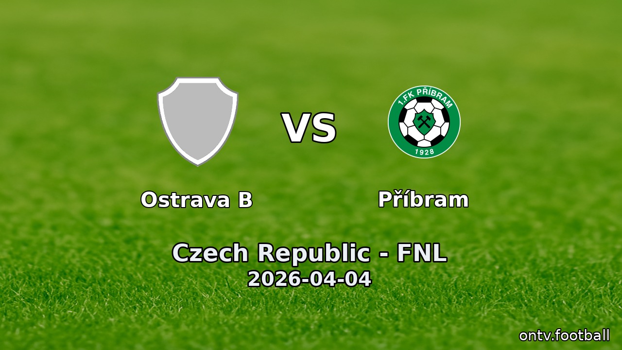 Ostrava B vs Příbram