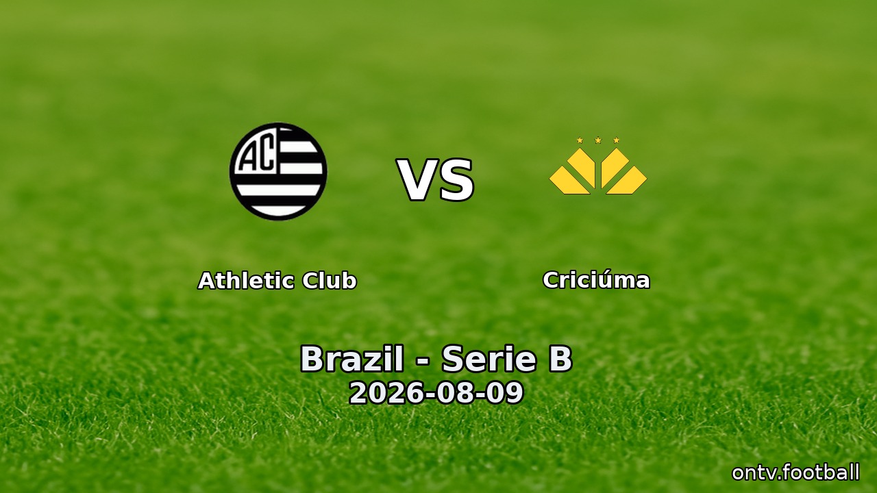 Athletic Club vs Criciúma