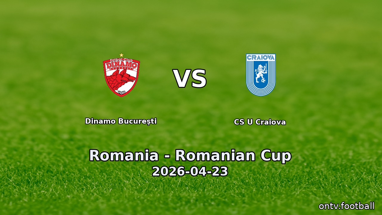 Dinamo Bucureşti vs CS U Craiova