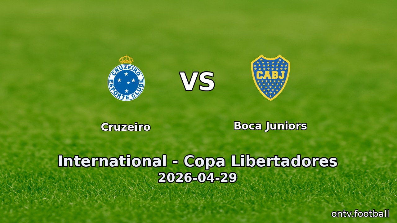 Cruzeiro vs Boca Juniors