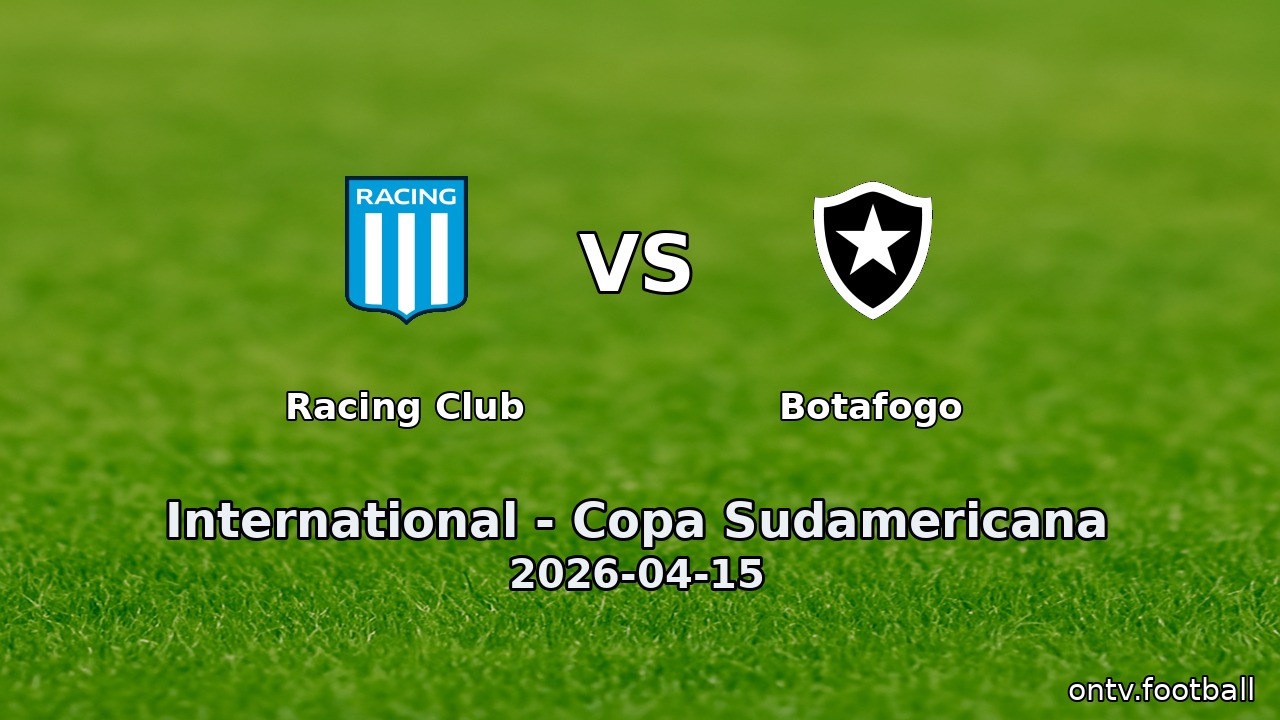 Racing Club vs Botafogo