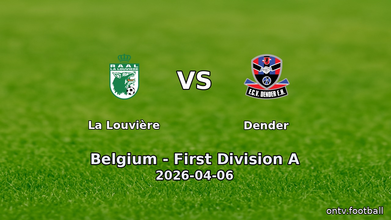 La Louvière vs Dender
