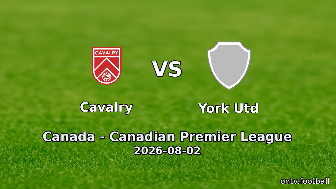 Cavalry vs York Utd
