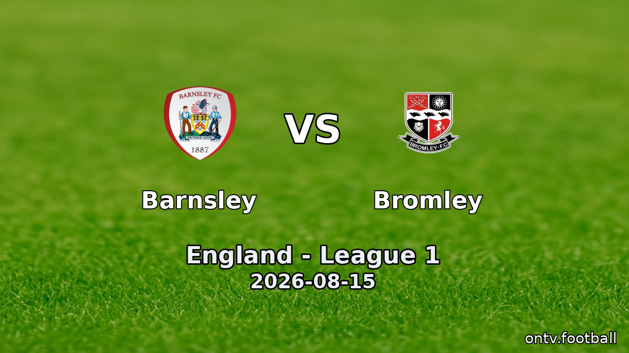 Barnsley vs Bromley