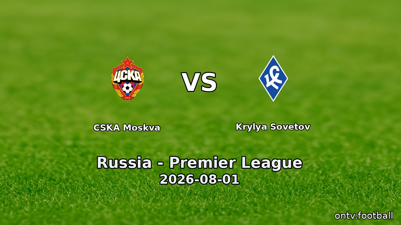 CSKA Moskva vs Krylya Sovetov