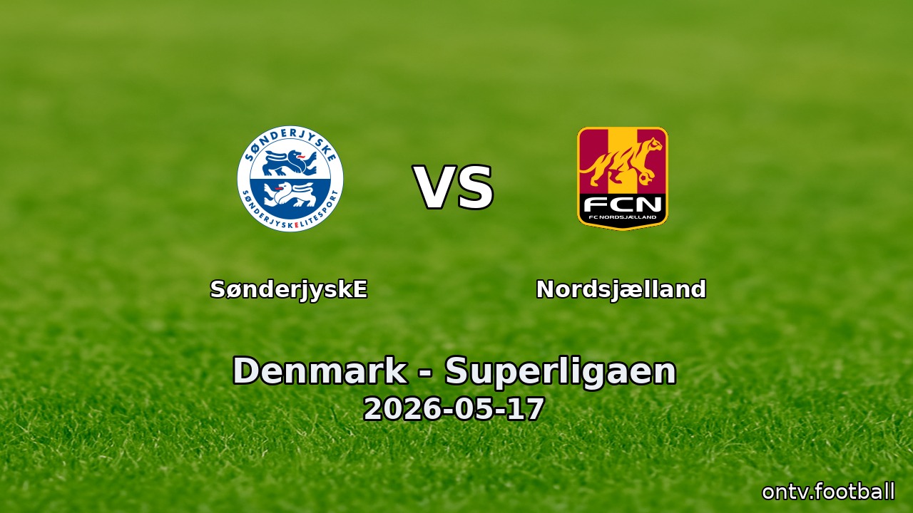 SønderjyskE vs Nordsjælland