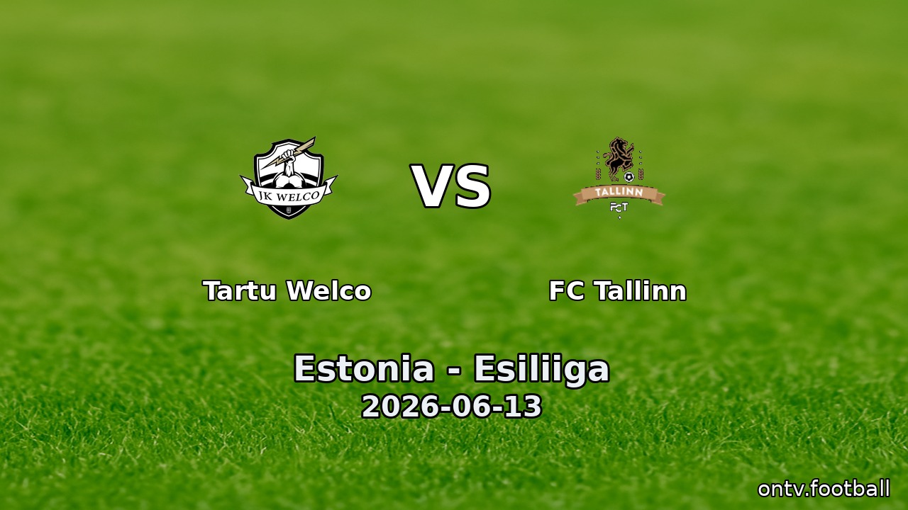 Tartu Welco vs FC Tallinn