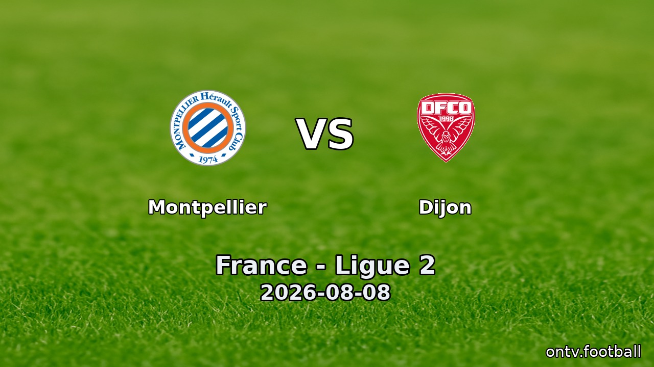 Montpellier vs Dijon