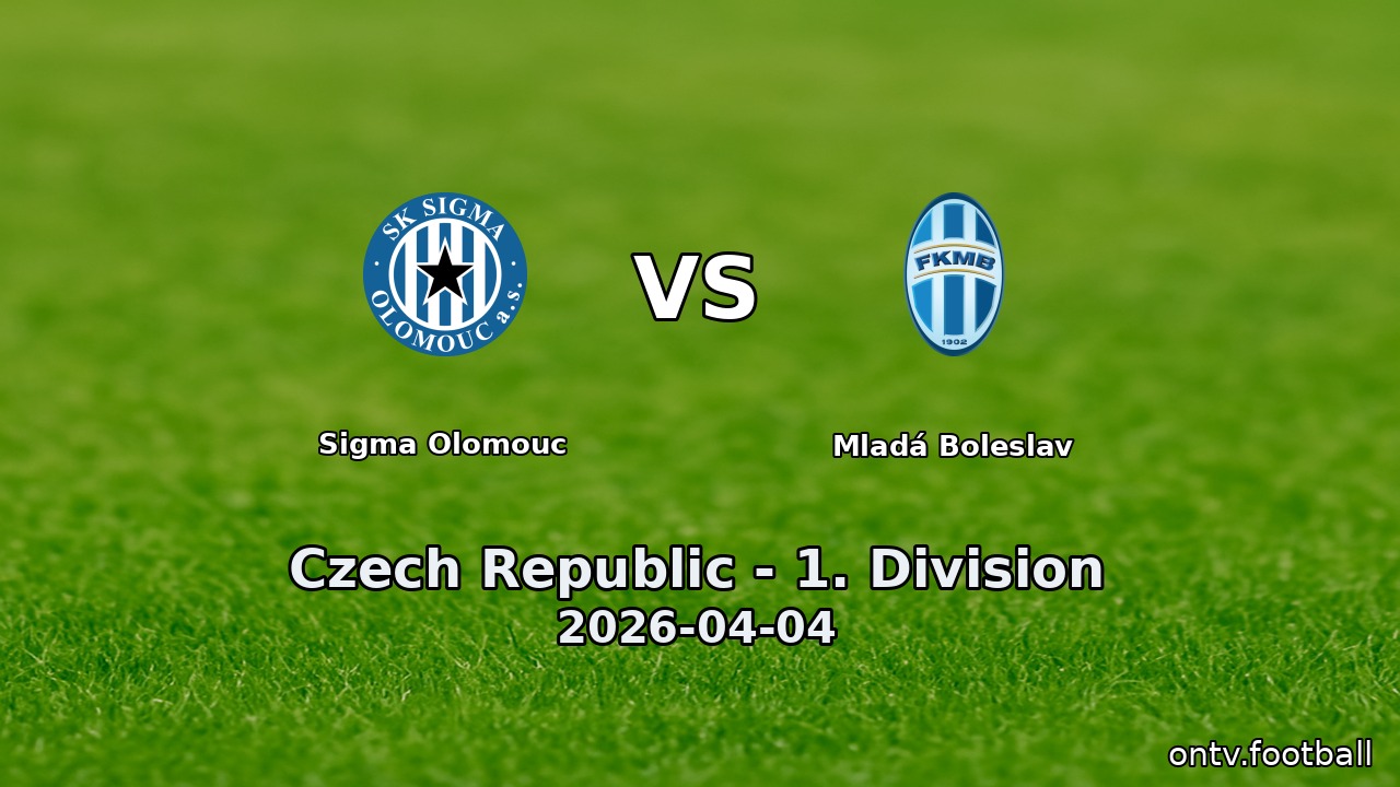 Sigma Olomouc vs Mladá Boleslav