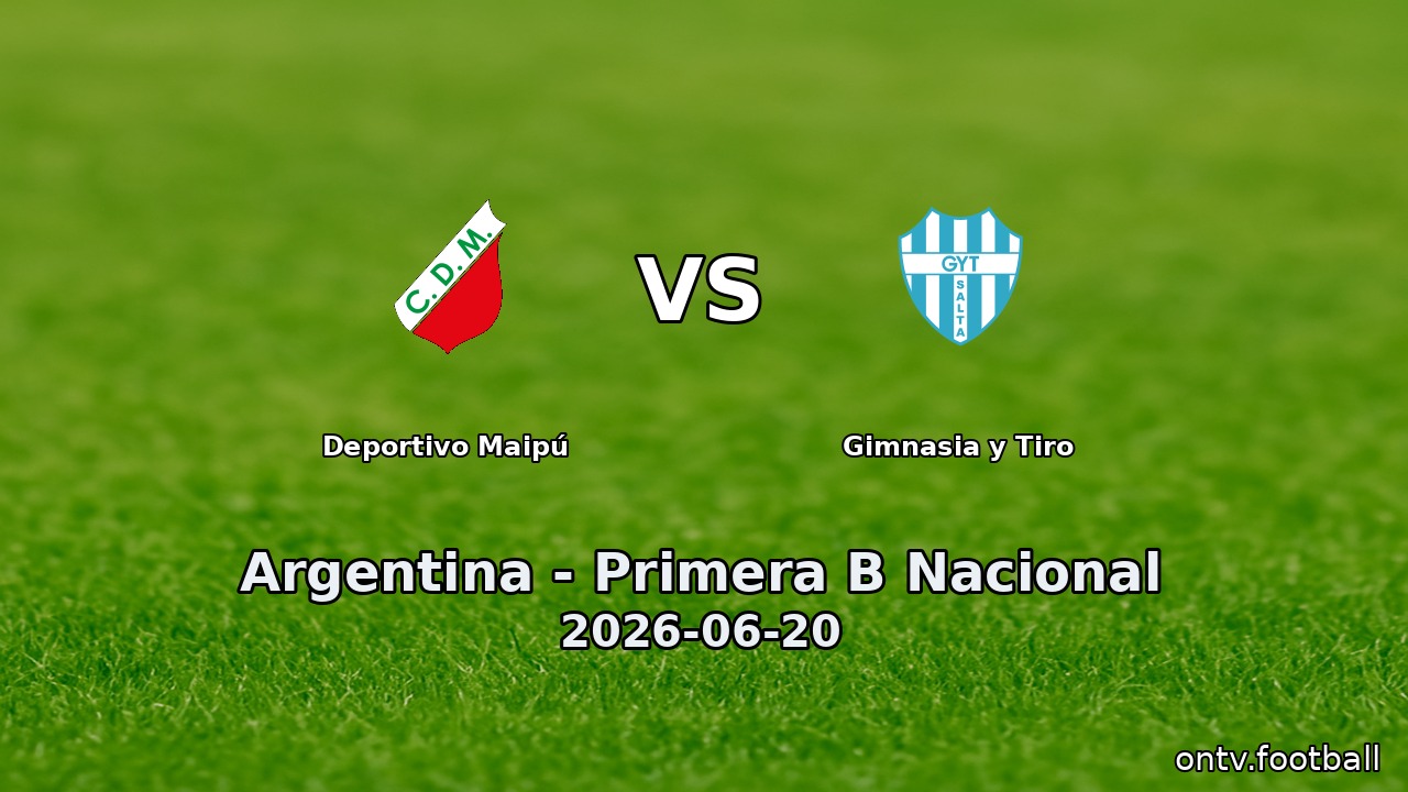 Deportivo Maipú vs Gimnasia y Tiro