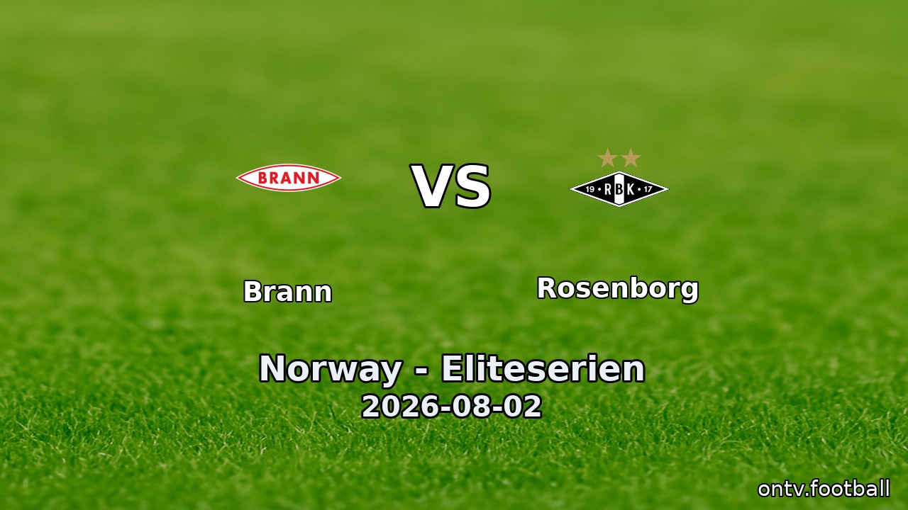Brann vs Rosenborg