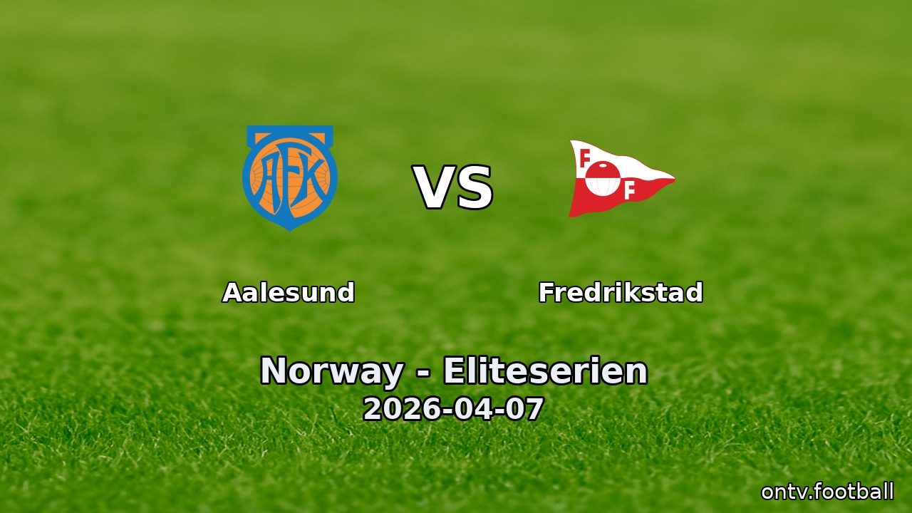 Aalesund vs Fredrikstad