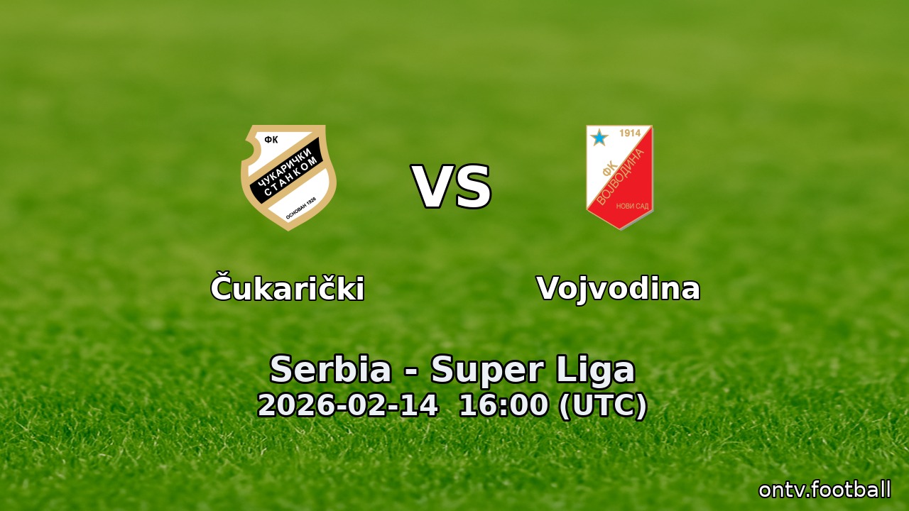 Čukarički vs Vojvodina