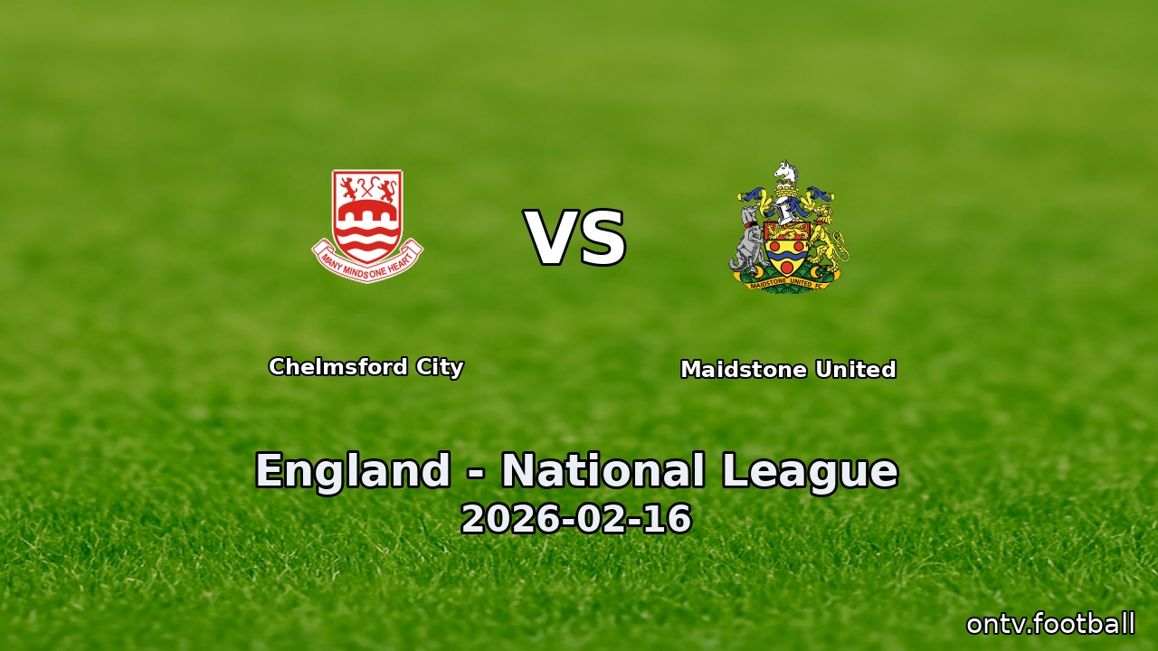 Chelmsford City vs Maidstone United