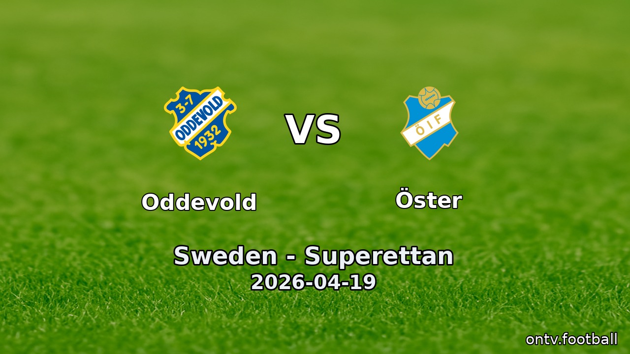 Oddevold vs Öster