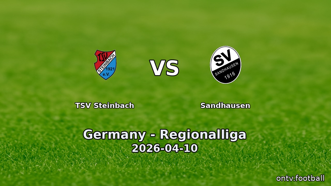TSV Steinbach vs Sandhausen