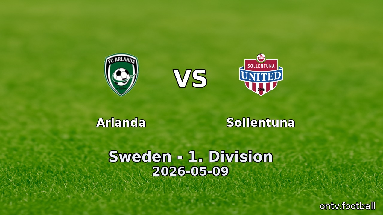 Arlanda vs Sollentuna