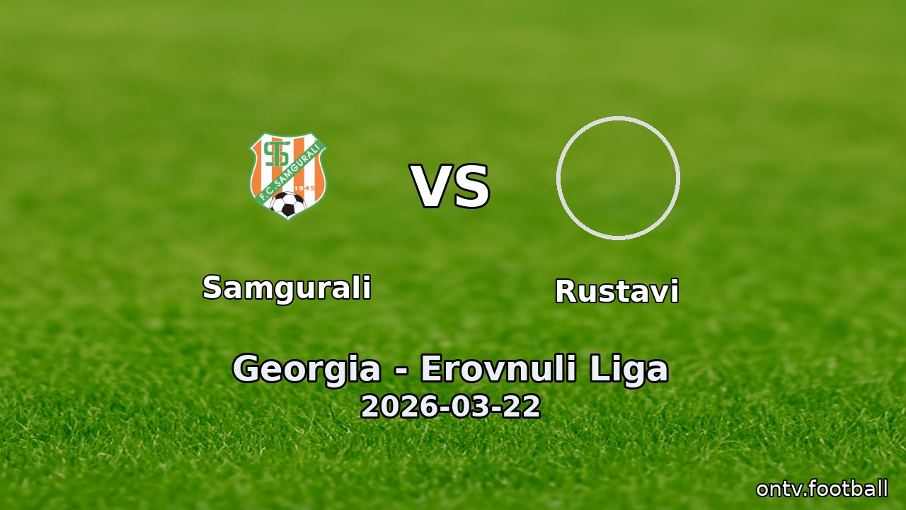 Samgurali vs Rustavi