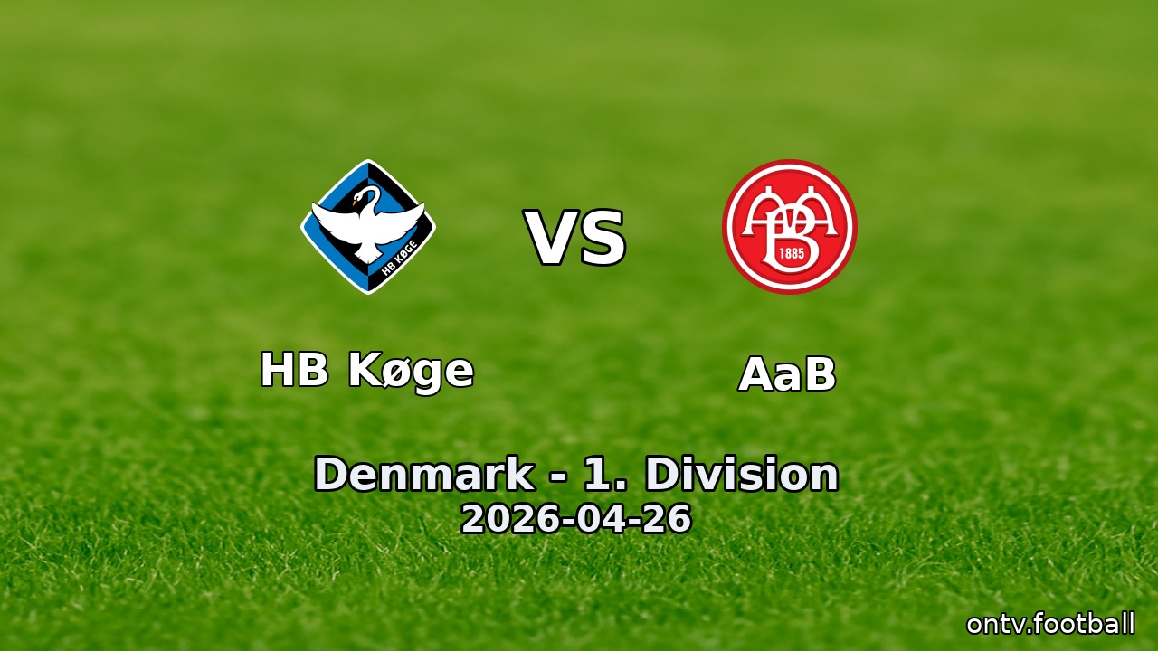 HB Køge vs AaB