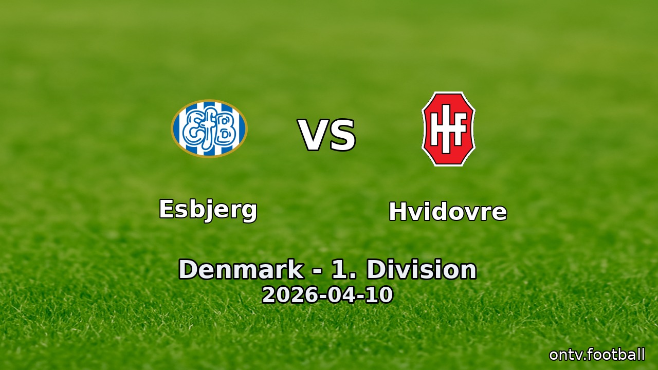 Esbjerg vs Hvidovre