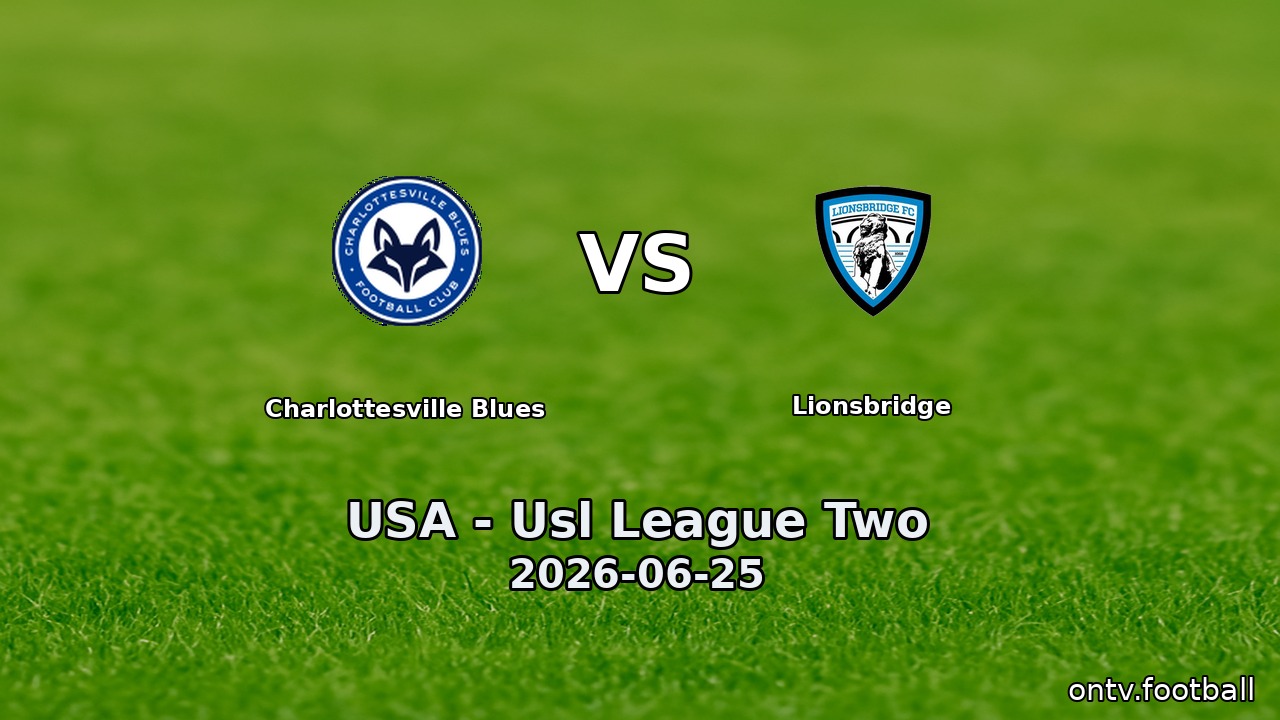 Charlottesville Blues vs Lionsbridge