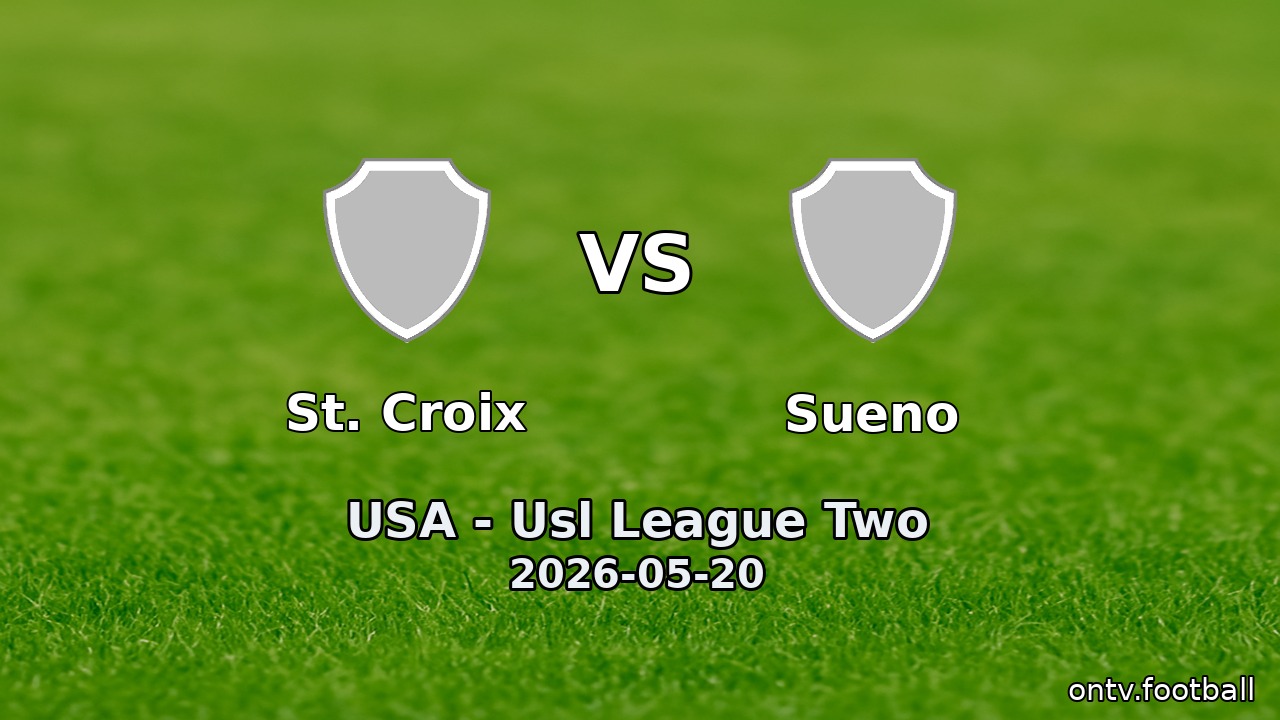 St. Croix vs Sueno