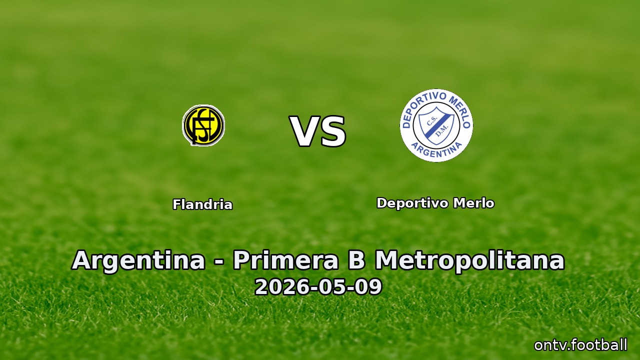 Flandria vs Deportivo Merlo