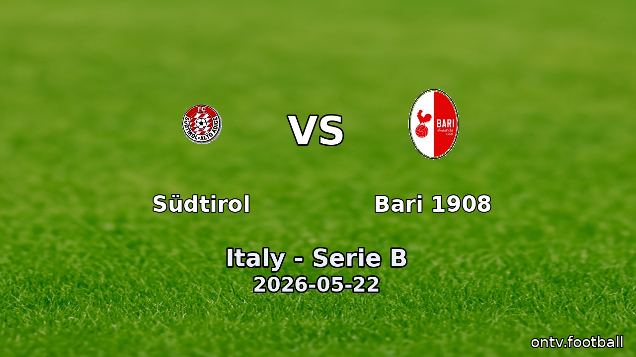 Südtirol vs Bari 1908