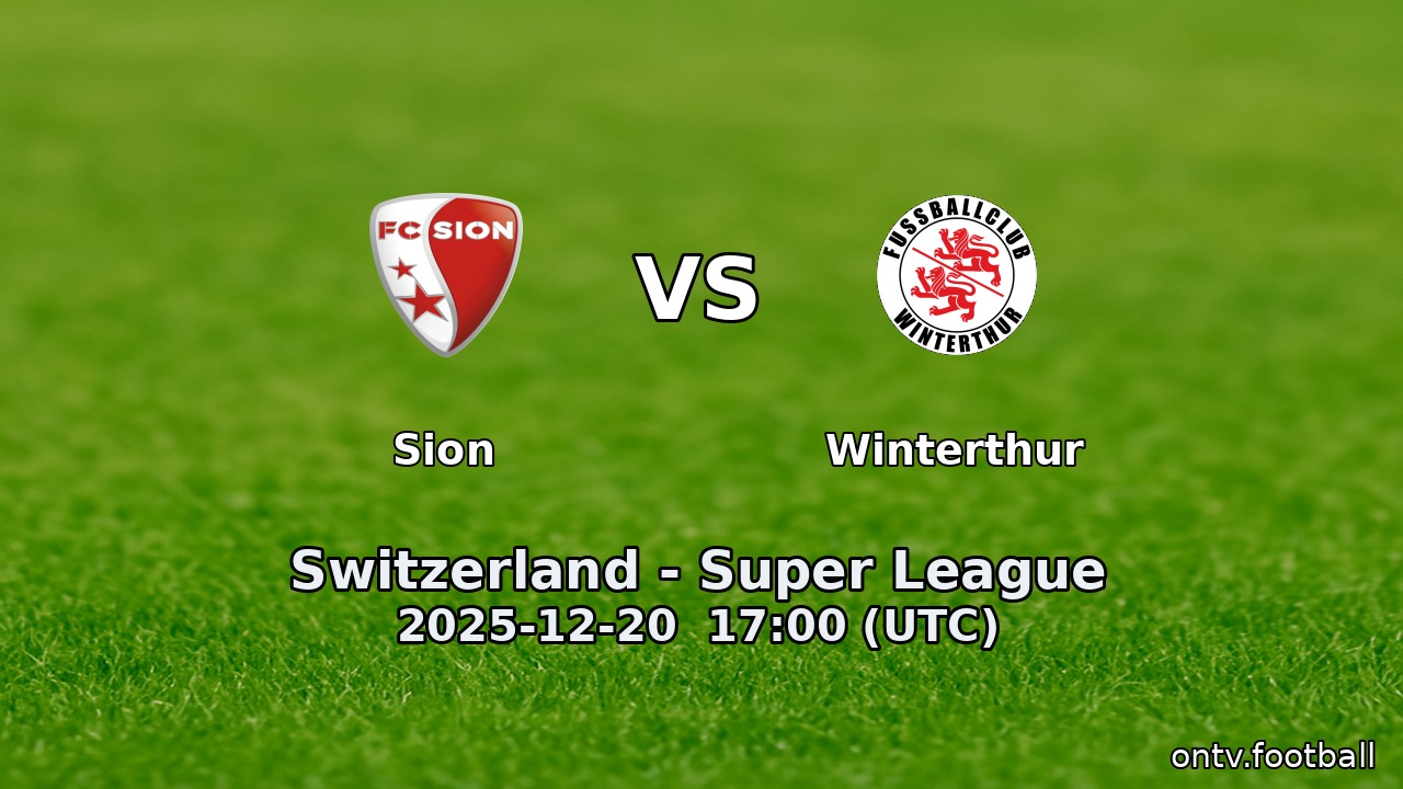 Sion vs Winterthur