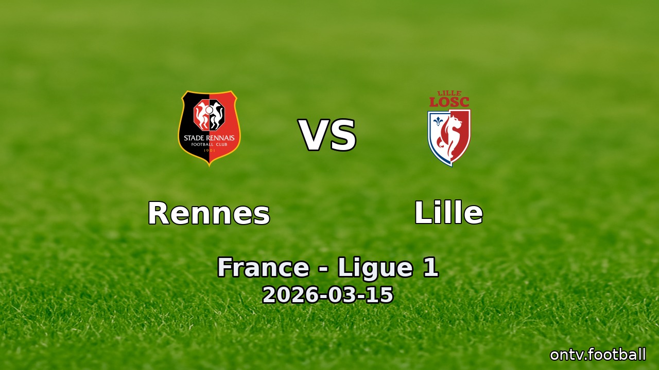 Rennes vs Lille