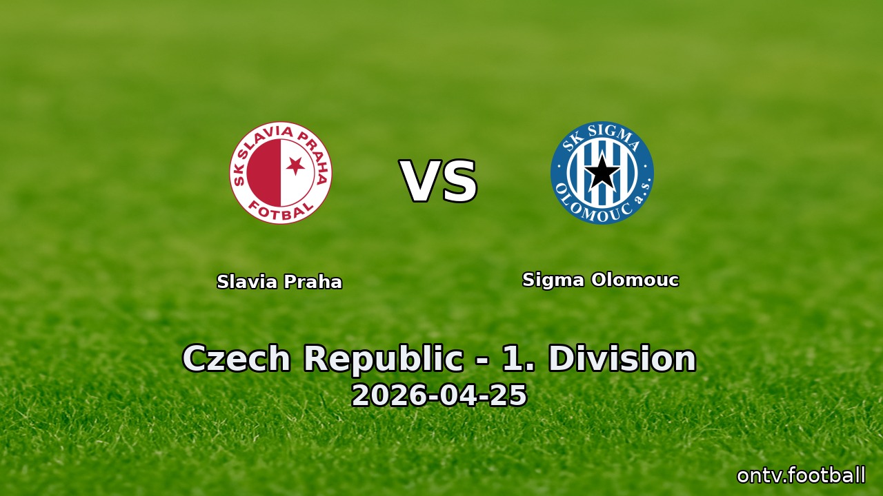 Slavia Praha vs Sigma Olomouc