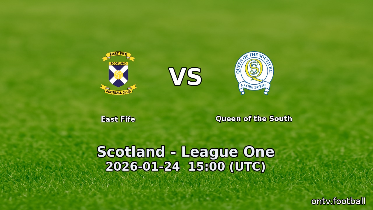 East Fife vs Queen of the South