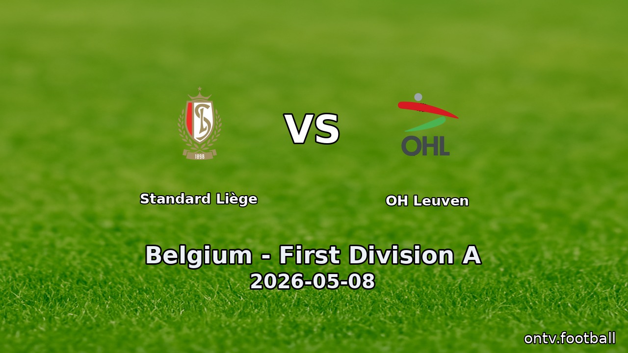 Standard Liège vs OH Leuven