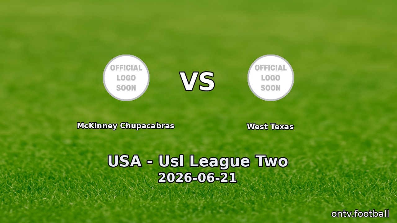 McKinney Chupacabras vs West Texas