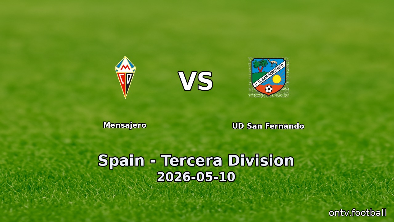 Mensajero vs UD San Fernando