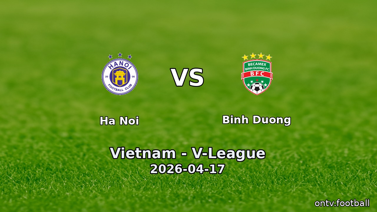 Ha Noi vs Binh Duong