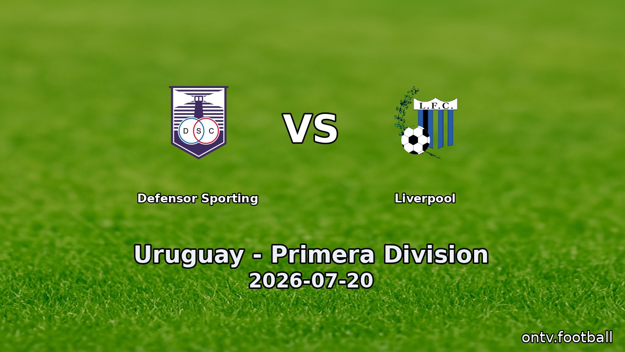 Defensor Sporting vs Liverpool