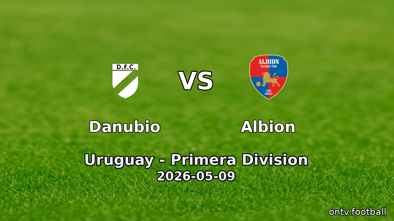 Danubio vs Albion