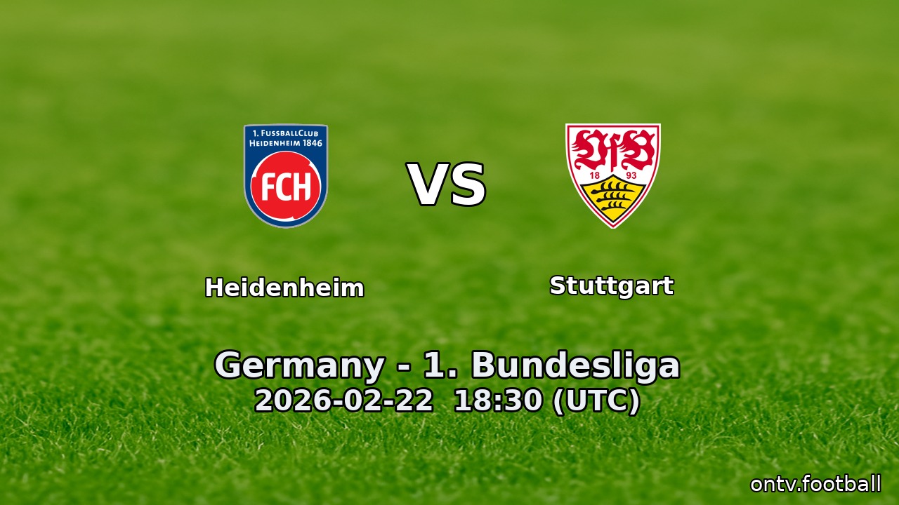 Heidenheim vs Stuttgart
