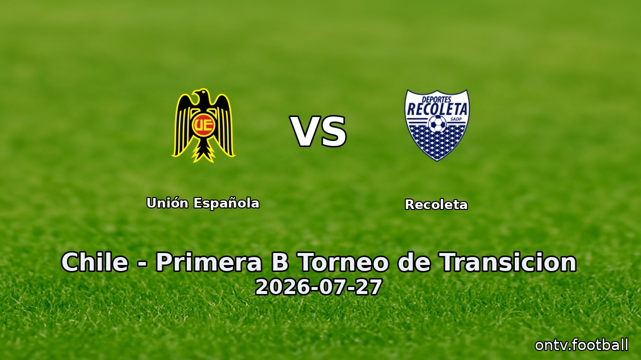 Unión Española vs Recoleta