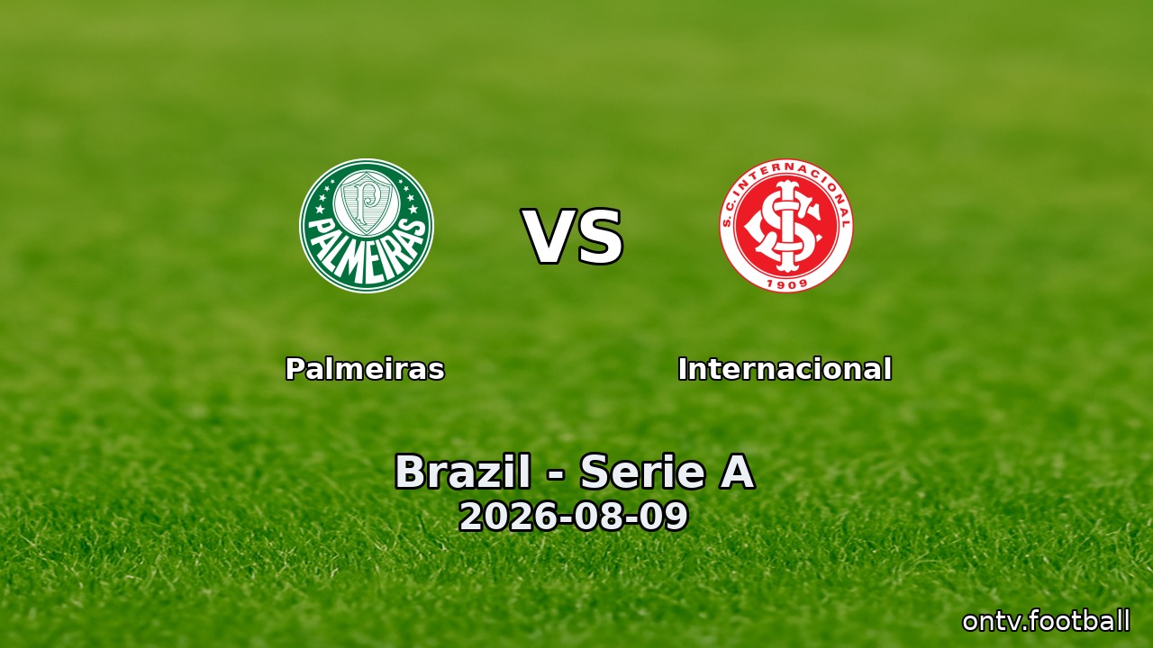 Palmeiras vs Internacional