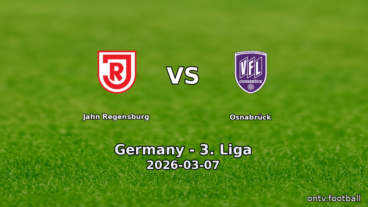 Jahn Regensburg vs Osnabrück