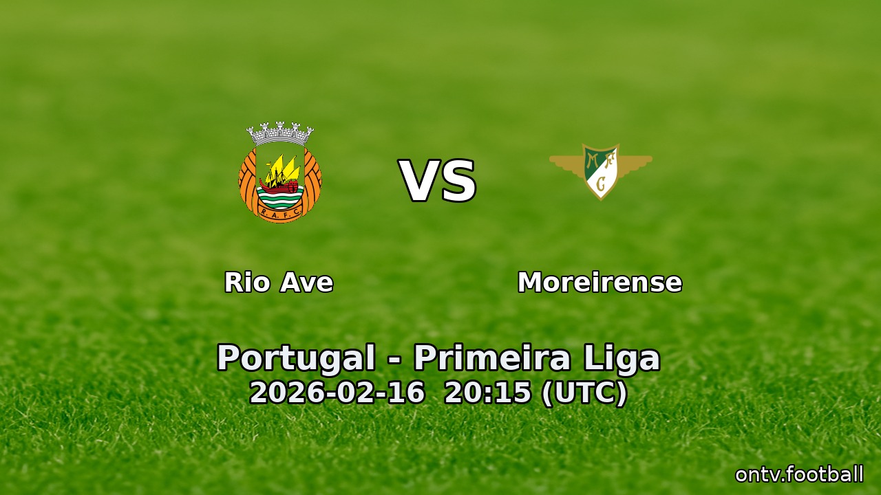 Rio Ave vs Moreirense