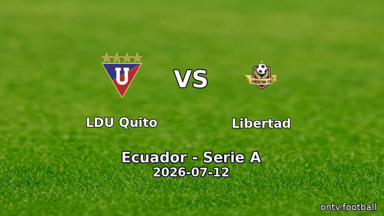 LDU Quito vs Libertad