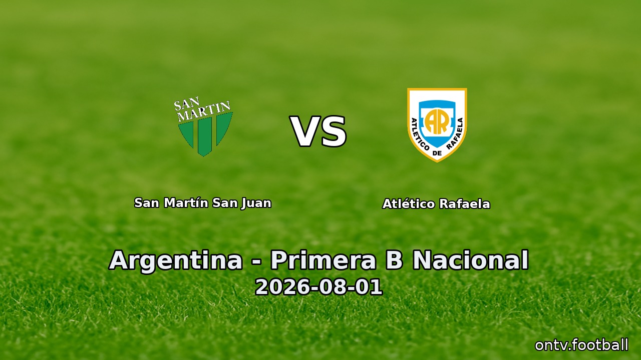 San Martín San Juan vs Atlético Rafaela