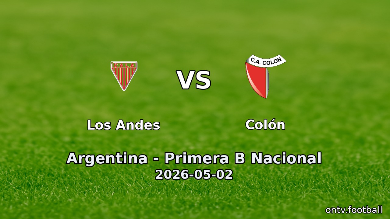 Los Andes vs Colón