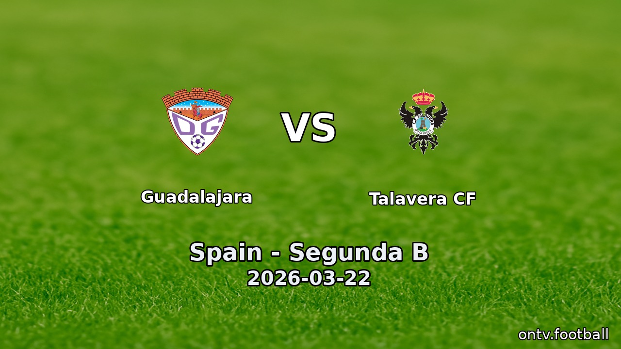 Guadalajara vs Talavera CF