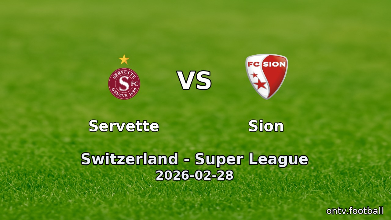 Servette vs Sion
